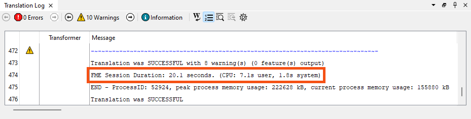 Disabling writer feature type to measure transformer performance